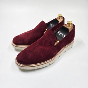 Muške mokasine - Bordo velur